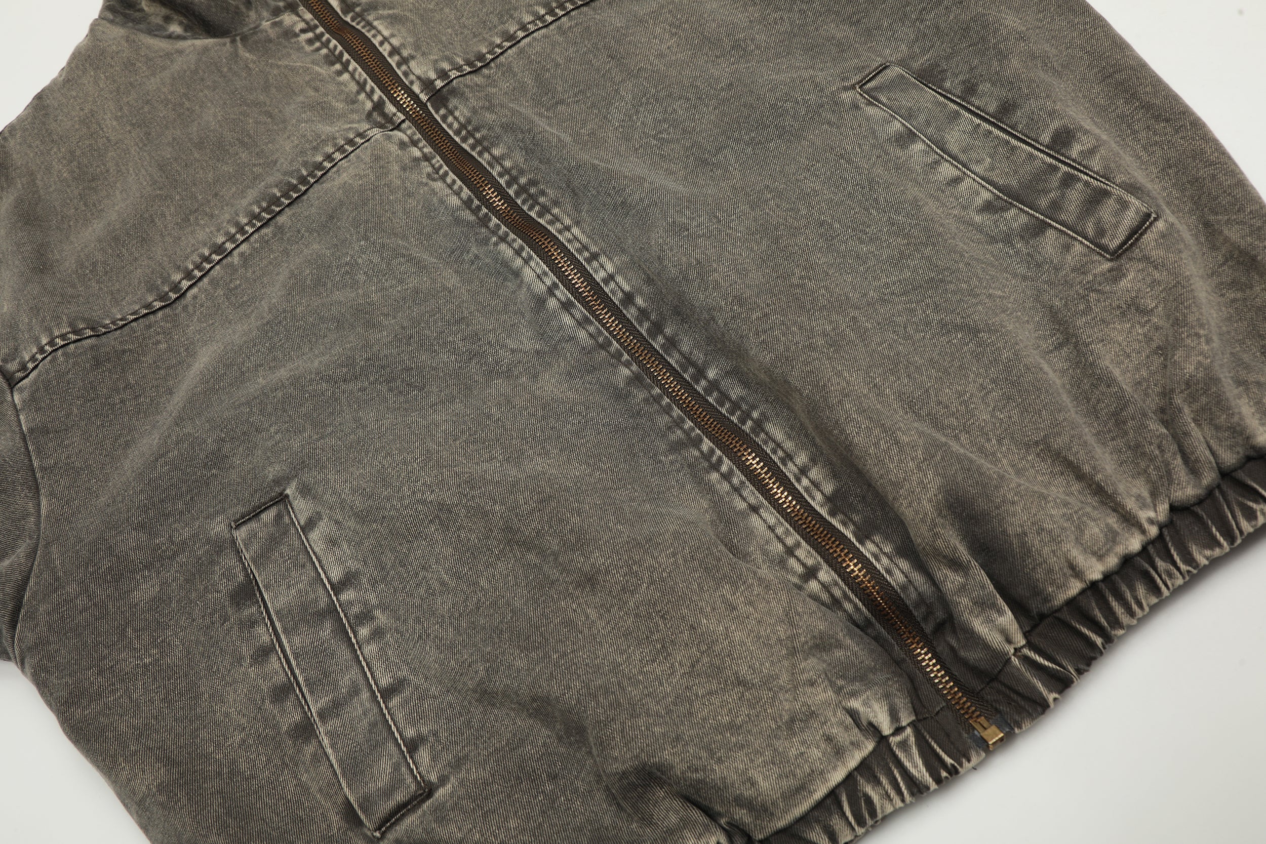 Vintage Edge | Washed Zipper Jacket