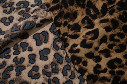 "Leopard Print Short Sleeve" T Shirt - Santo 