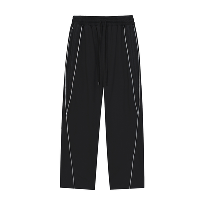 SANTO ORIGINAL - Striped Straight-Leg Joggers