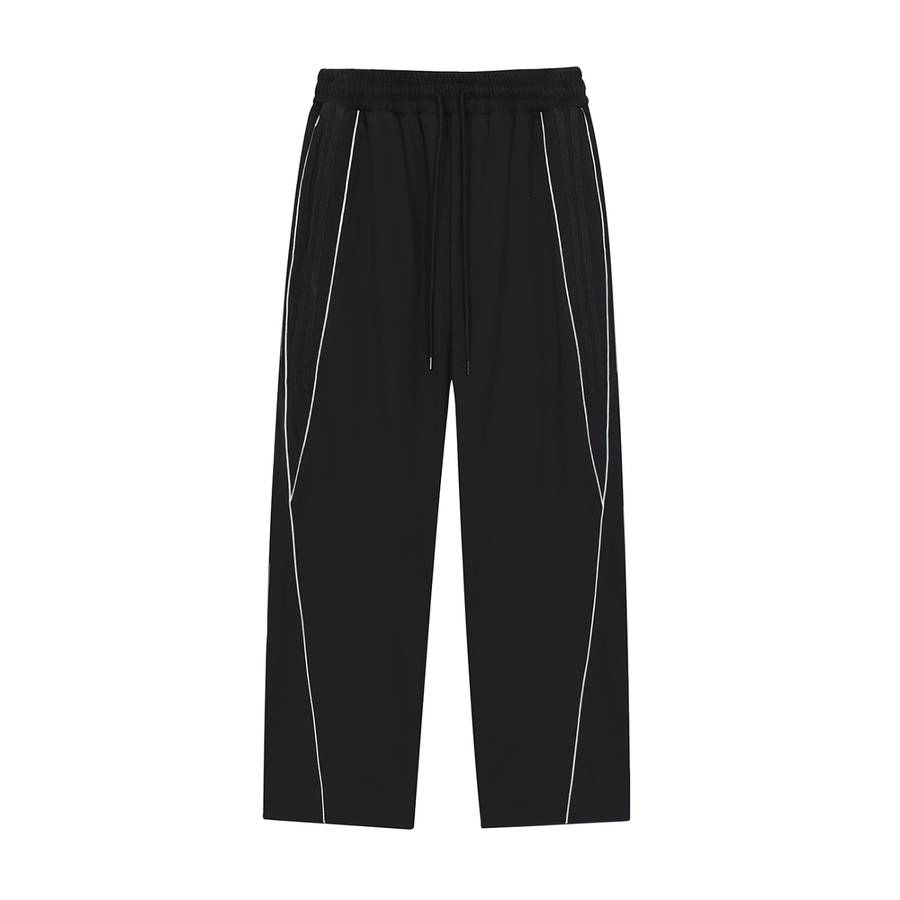 SANTO ORIGINAL - Striped Straight-Leg Joggers