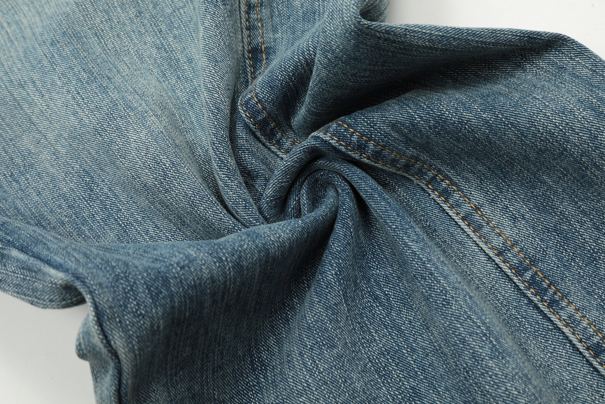 Washed Wide Leg | Vintage Denim Jeans - Santo 