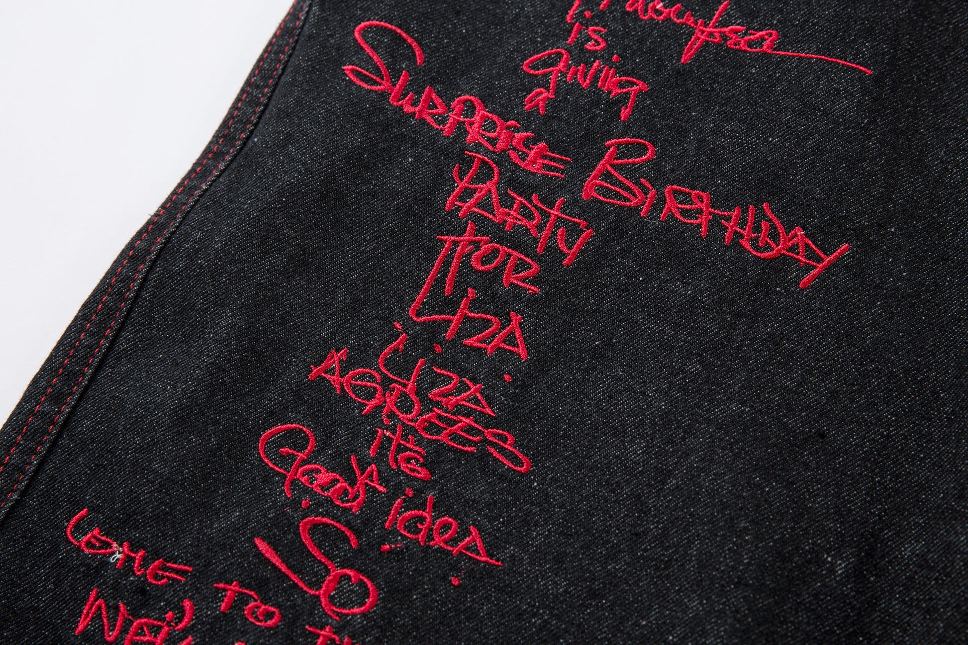 Iron Cross Embroidered | Baggy Jeans - Santo 