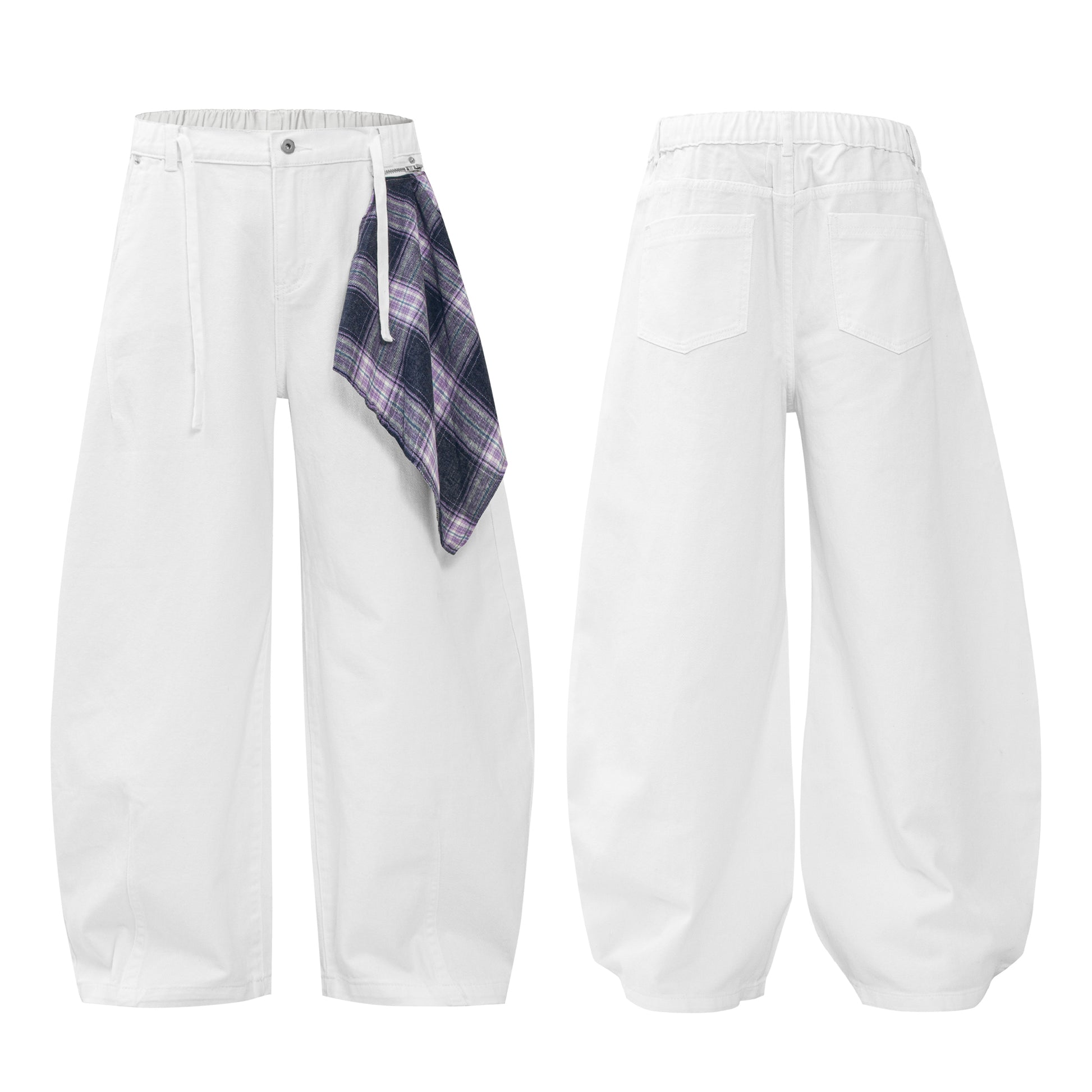 Scarf Detail | Denim Jeans - Santo 