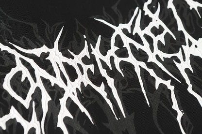 Streetwear Gothic Print | Turtleneck Sweatshirt - Santo 