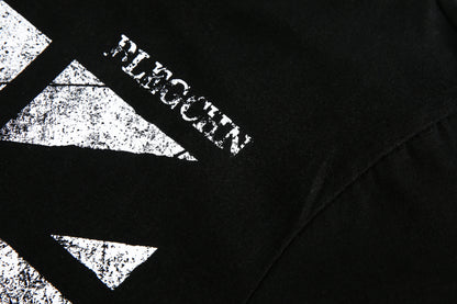 Punk Flag Art | Button Sweatshirt - Santo 