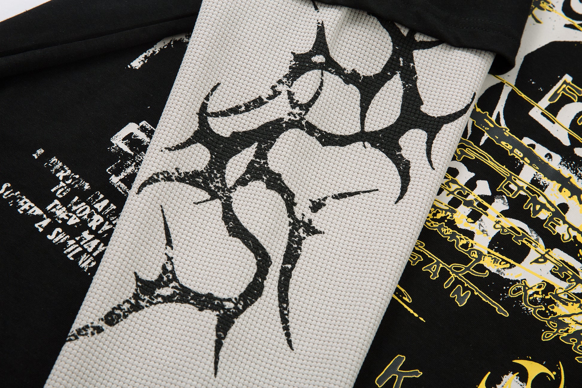 Street Graffiti Style | Layered Sweatshirt - Santo 