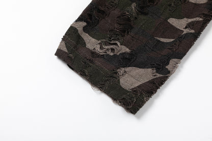 Camo Layered 72 Print | Vintage Sweatshirt - Santo 