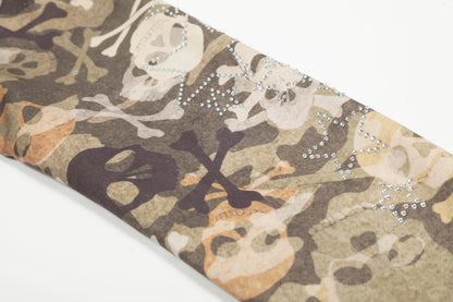 Streetwear Style | Skull Print Fur Jacket - Santo 