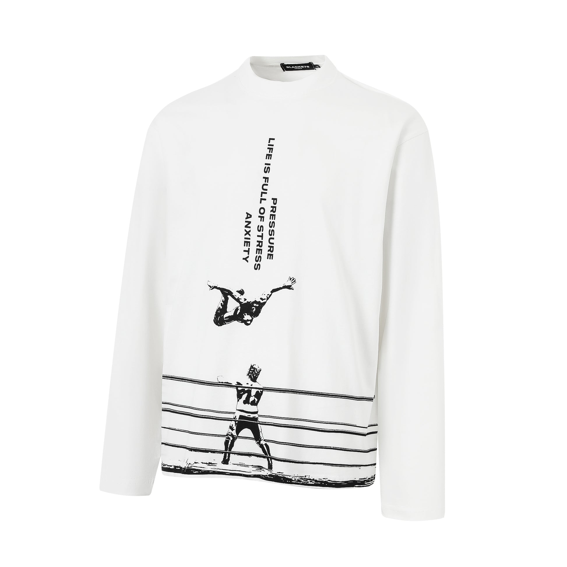 Wrestling Graphic Print | Streetwear Sweatshirt - Santo 