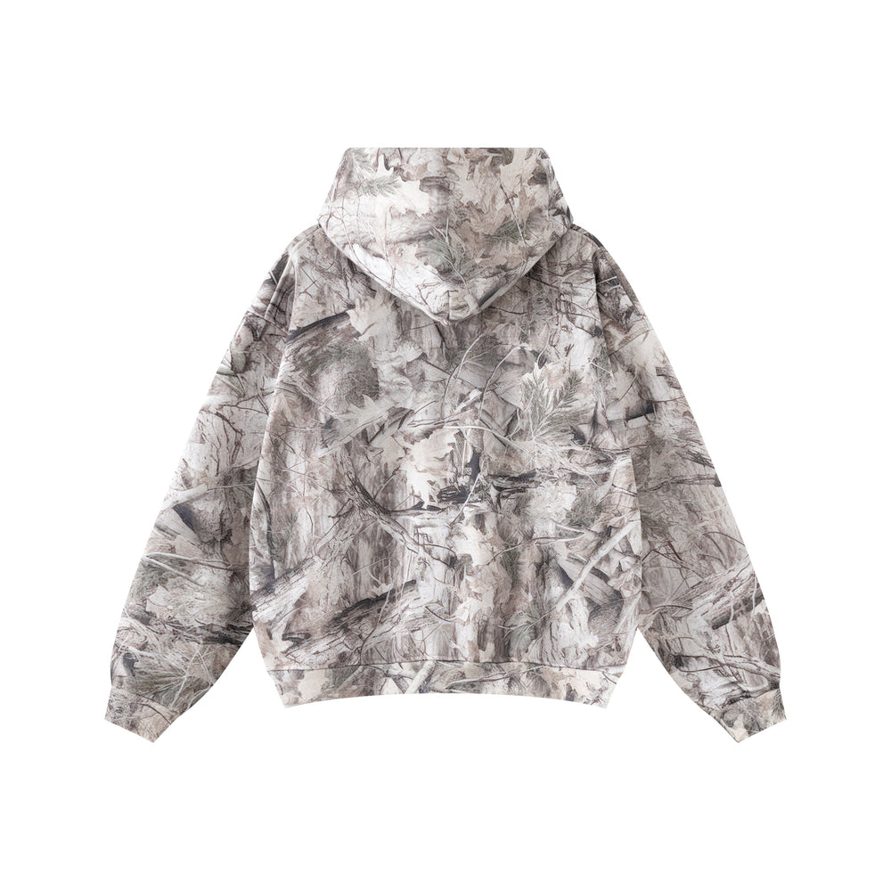 Tree Branch Camo Print | Oversized Hoodie - Santo 