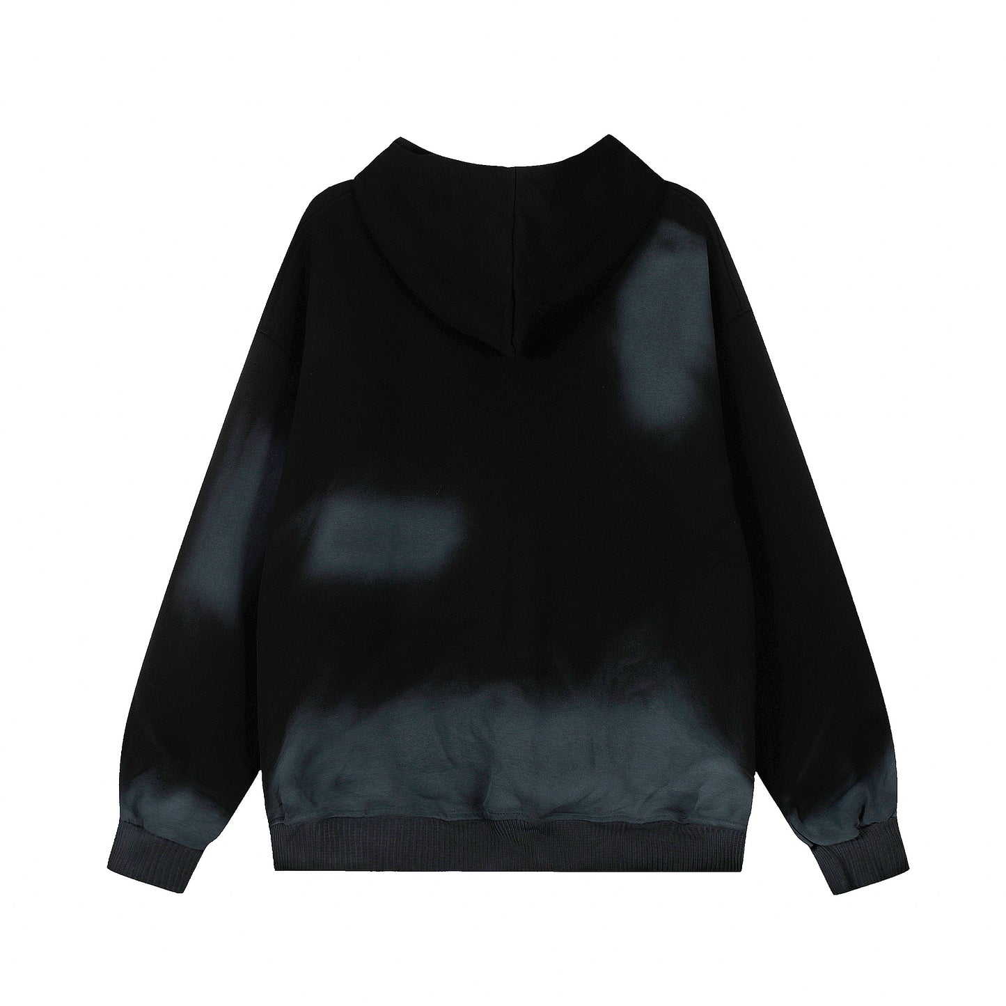 Graffiti Print | Oversized Zip Up Hoodie - Santo 