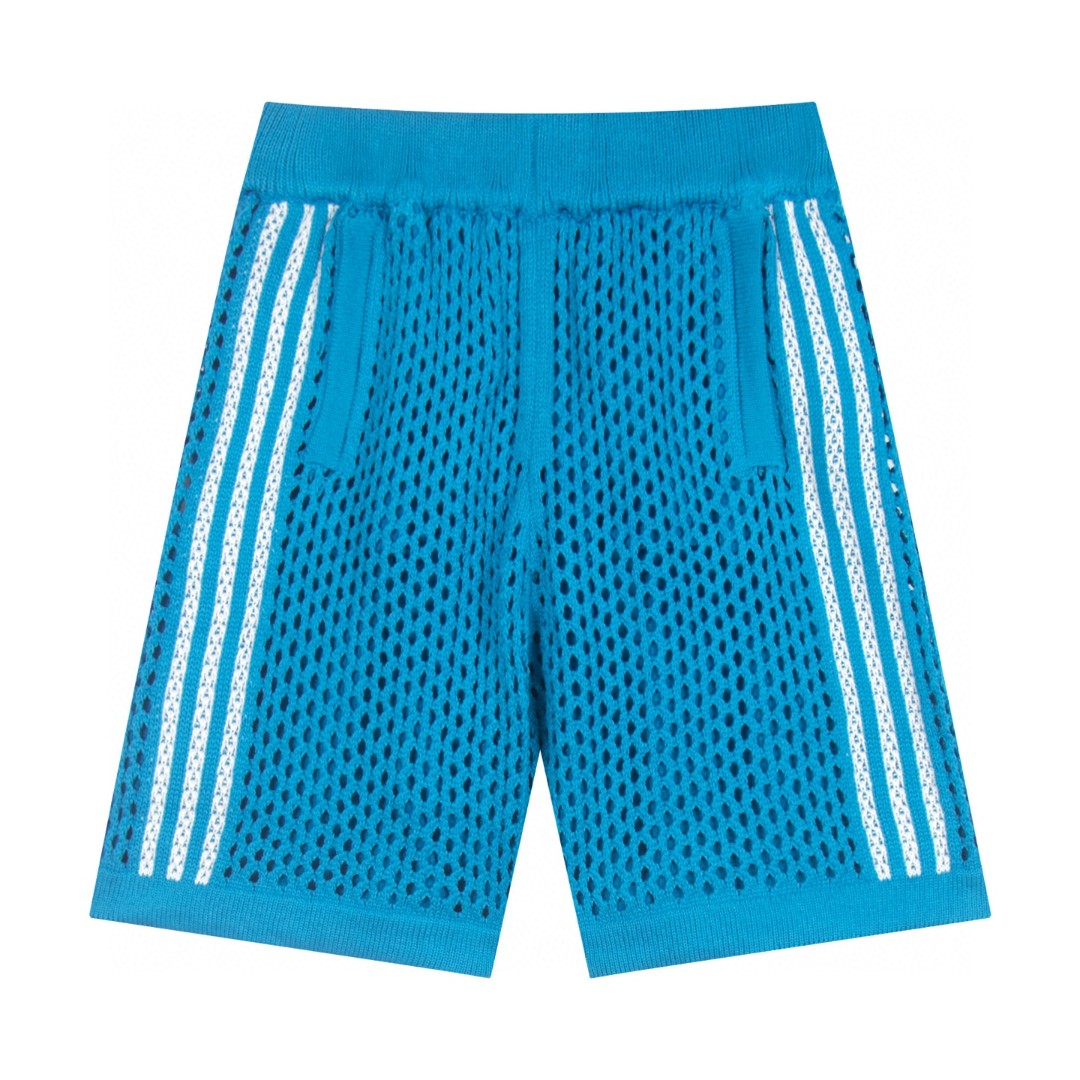 Mesh Stripe Knit | Baggy Shorts - Santo 