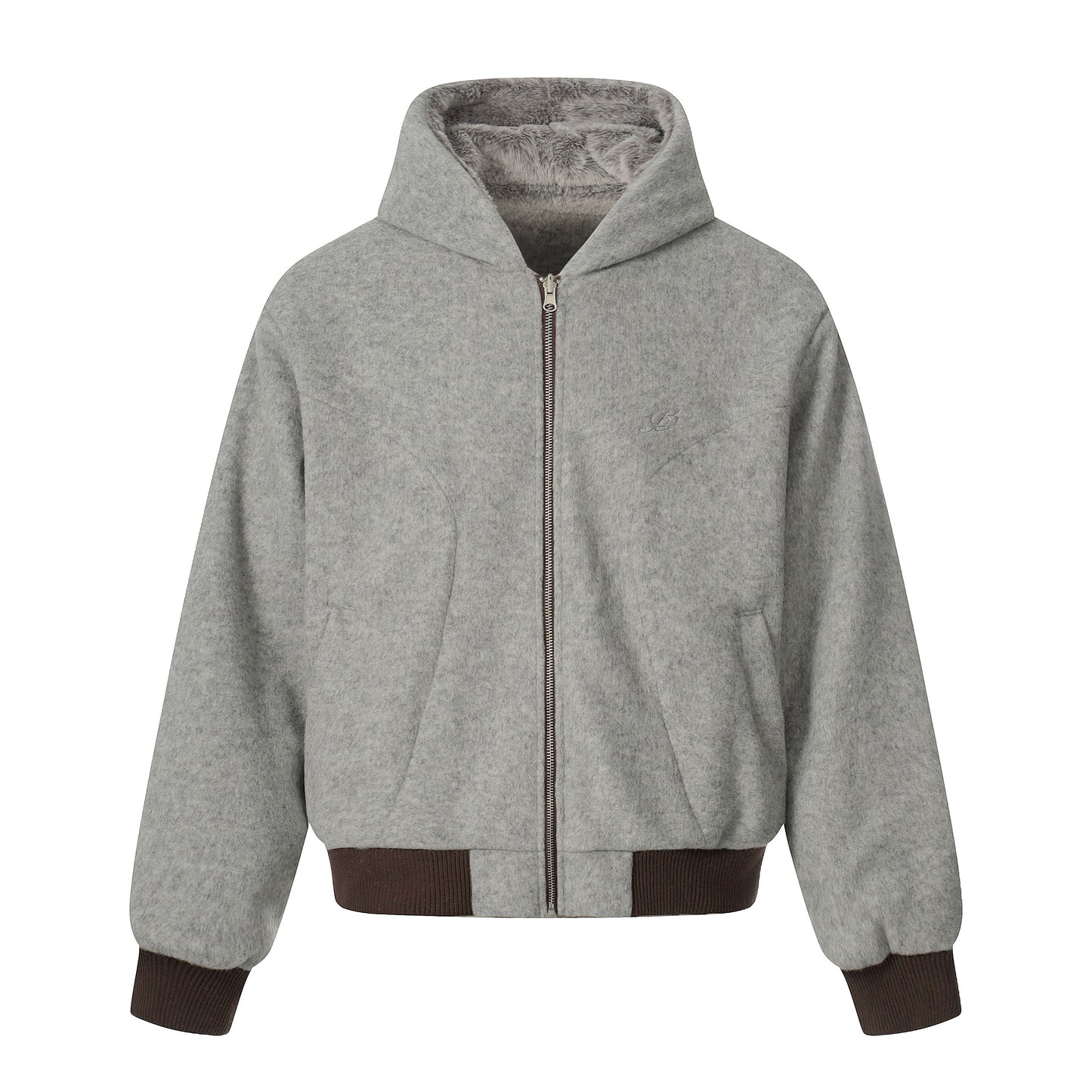 Reversible Plush | Hooded Winter Jacket