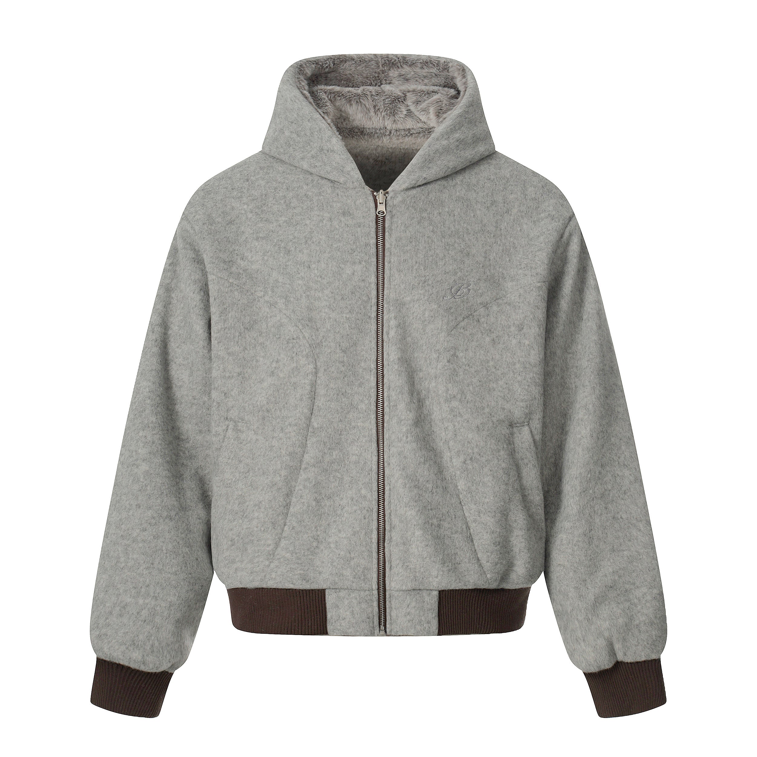 Reversible Plush | Hooded Winter Jacket