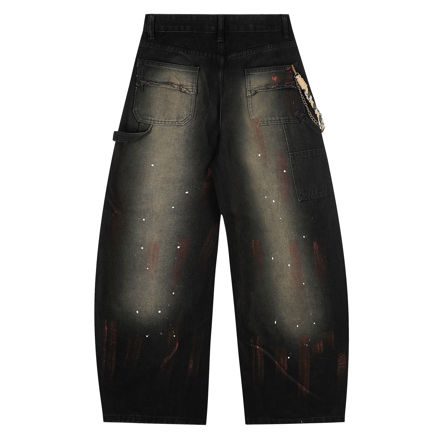 Midnight Fade | Oversized Vintage Wash Jeans - Santo 