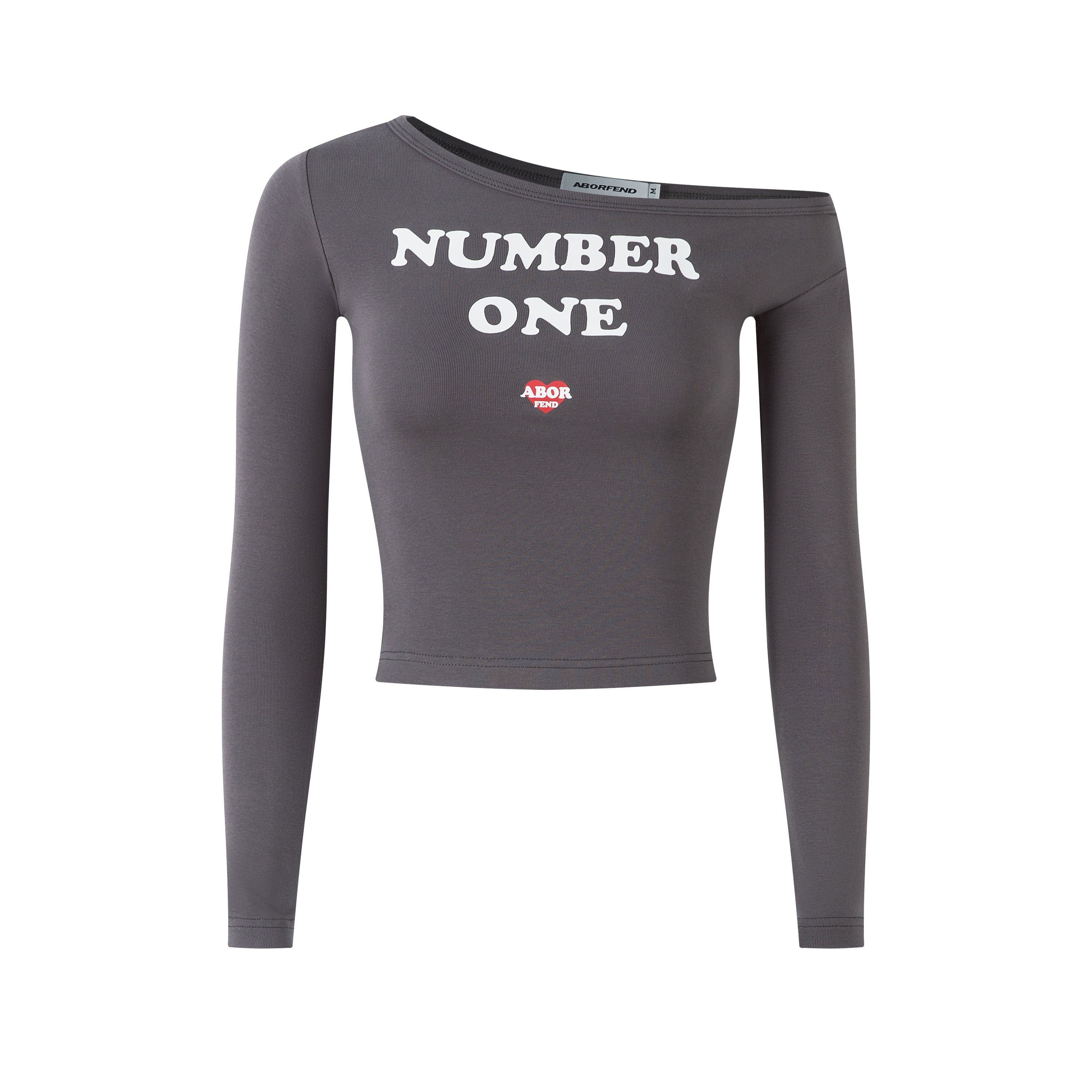Number One | Off-Shoulder Long Sleeve Tee
