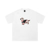 Scarf Pup | Embroidered Dog Patch Tee