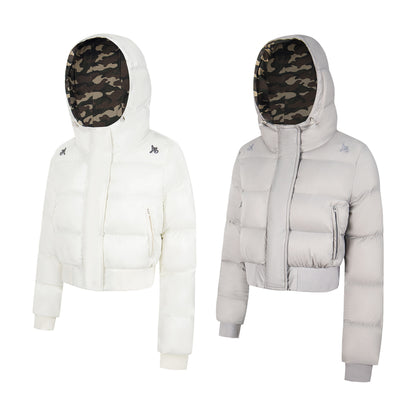 Urban Bloom | Camo Lined Puffer Jacket