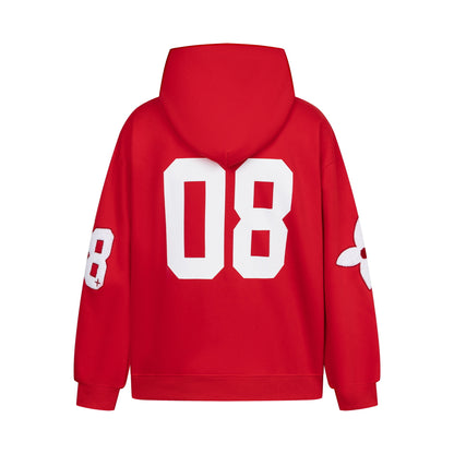 Varsity 08 | Graphic Zip-Up Hoodie