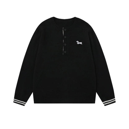 Winston | Dual-Collar Cable Knit Sweater - Santo 