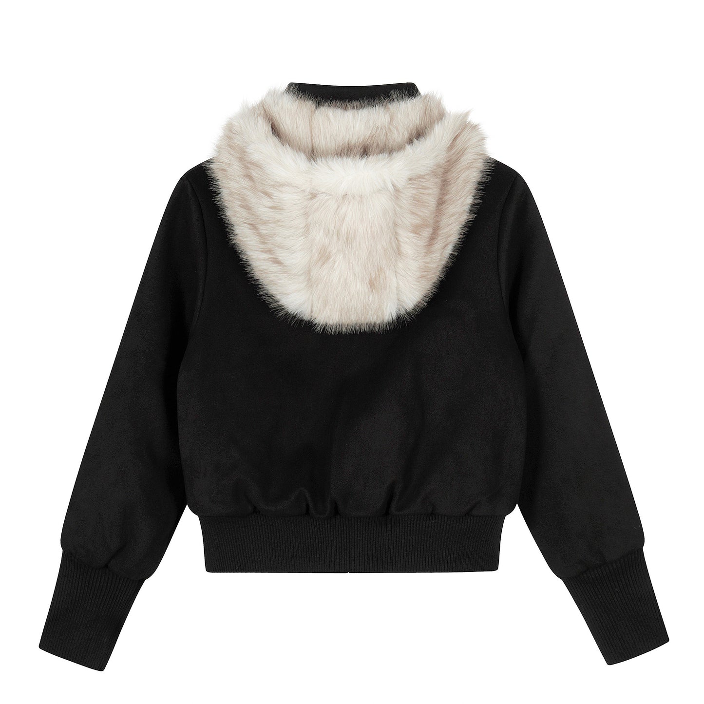 Urban Luxe | Bomber Jacket with Faux Fur Trim