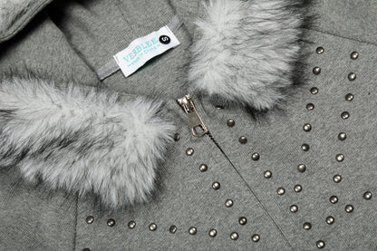 Urban Luxe | Bomber Jacket with Faux Fur Trim - Santo 