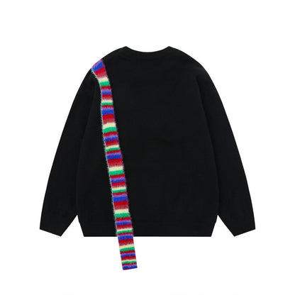 Snow Pup | Embroidered Dog Knit Sweater - Santo 