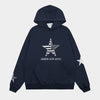 Star Print | Retro Hoodie