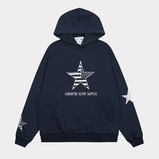 Star Print | Retro Hoodie - Santo 