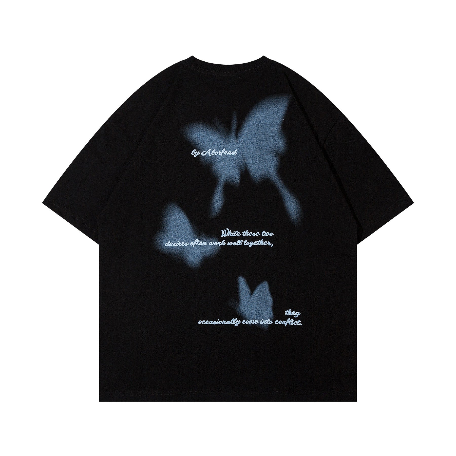 'Butterfly Print' T Shirt - Santo 
