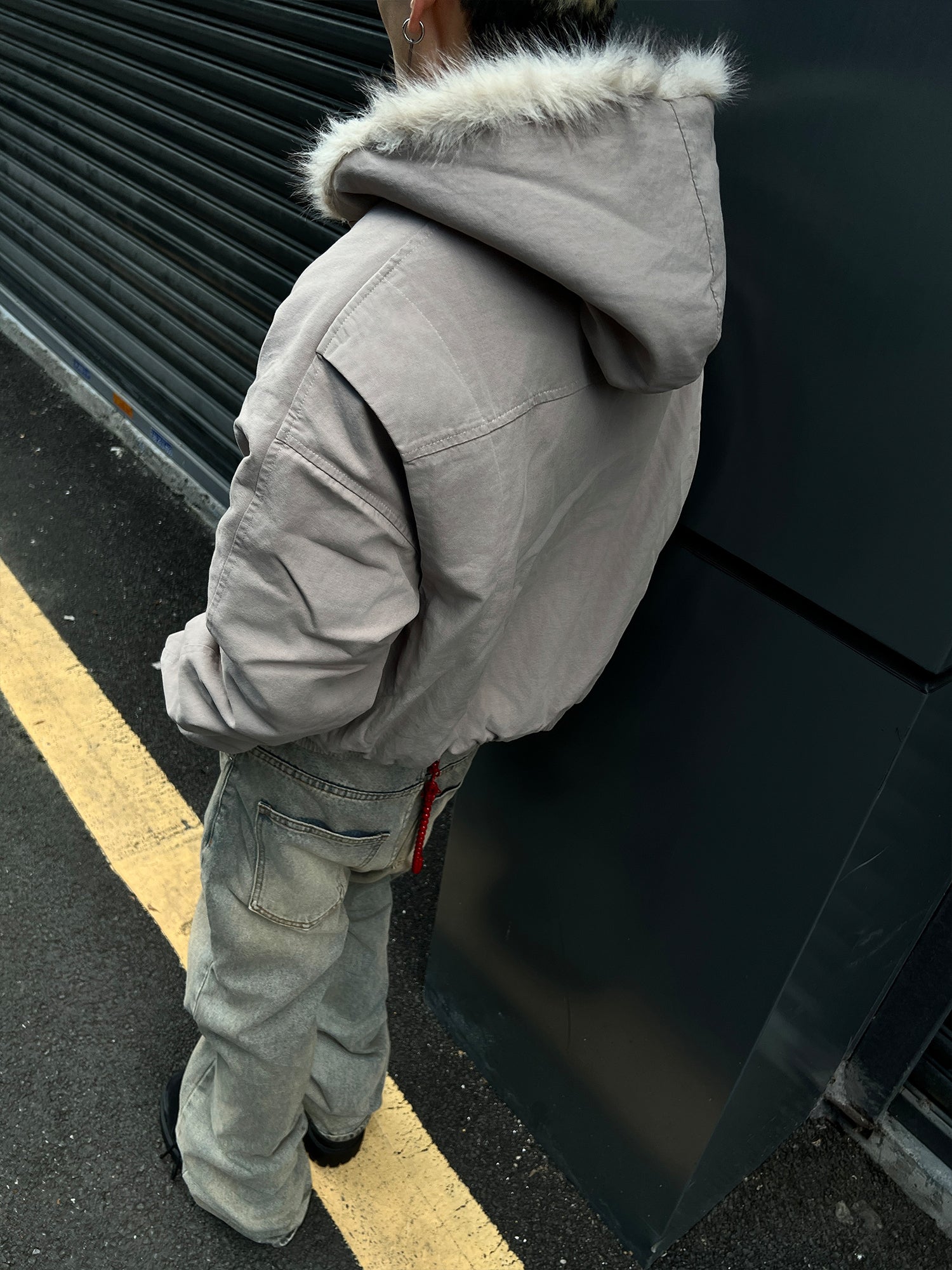 Arctic Luxe | Fur-Lined Hoodie Jacket