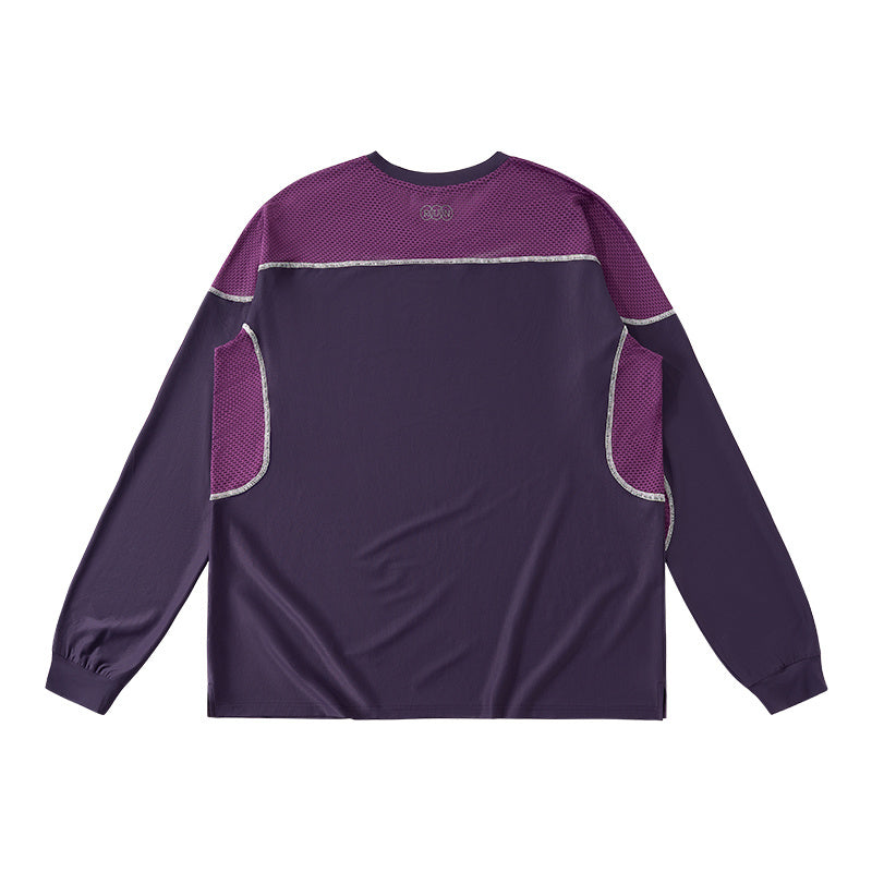 Aero Ridge | Vent Panel Long Sleeve Top - Santo 