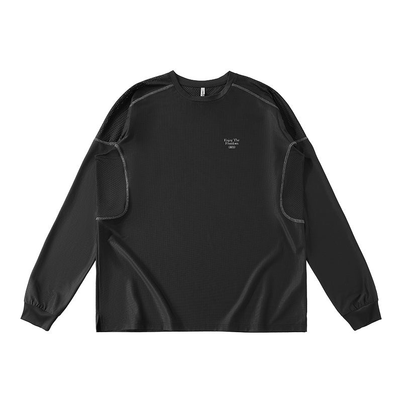 Aero Ridge | Vent Panel Long Sleeve Top - Santo 