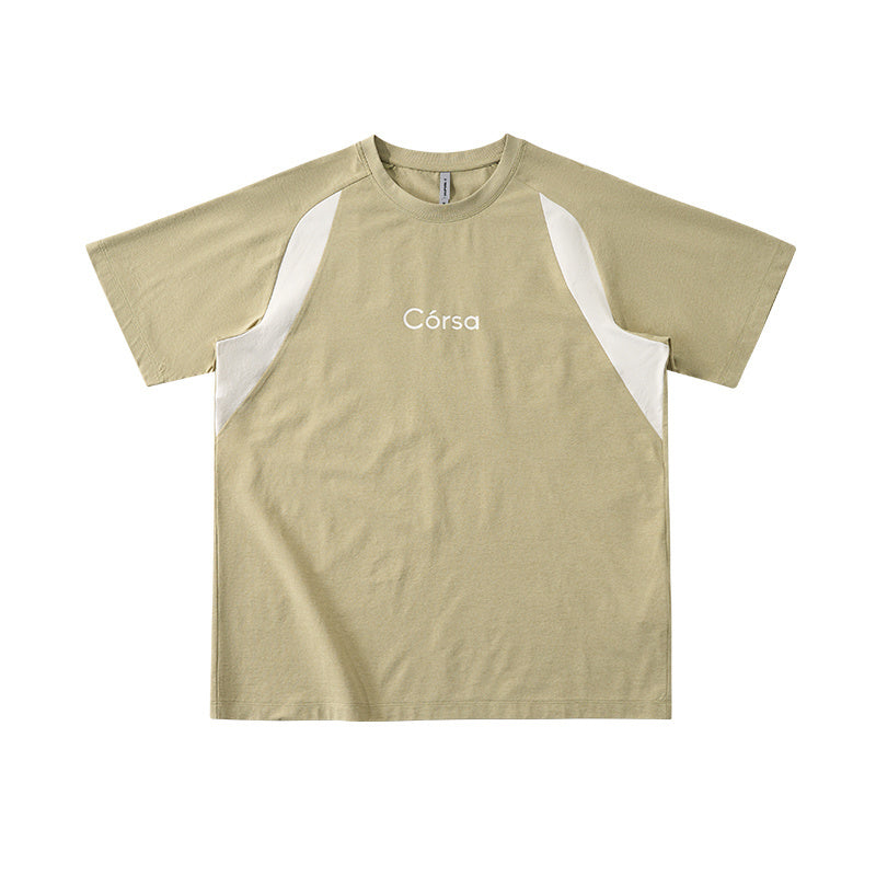 Sprint Mark | Contrast Panel Tee - Santo 
