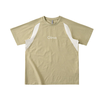 Sprint Mark | Contrast Panel Tee - Santo 