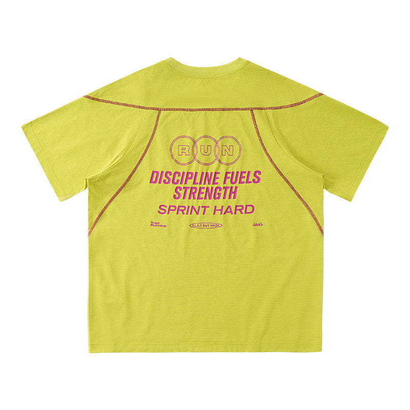 Run Code | Graphic Performance Tee - Santo 