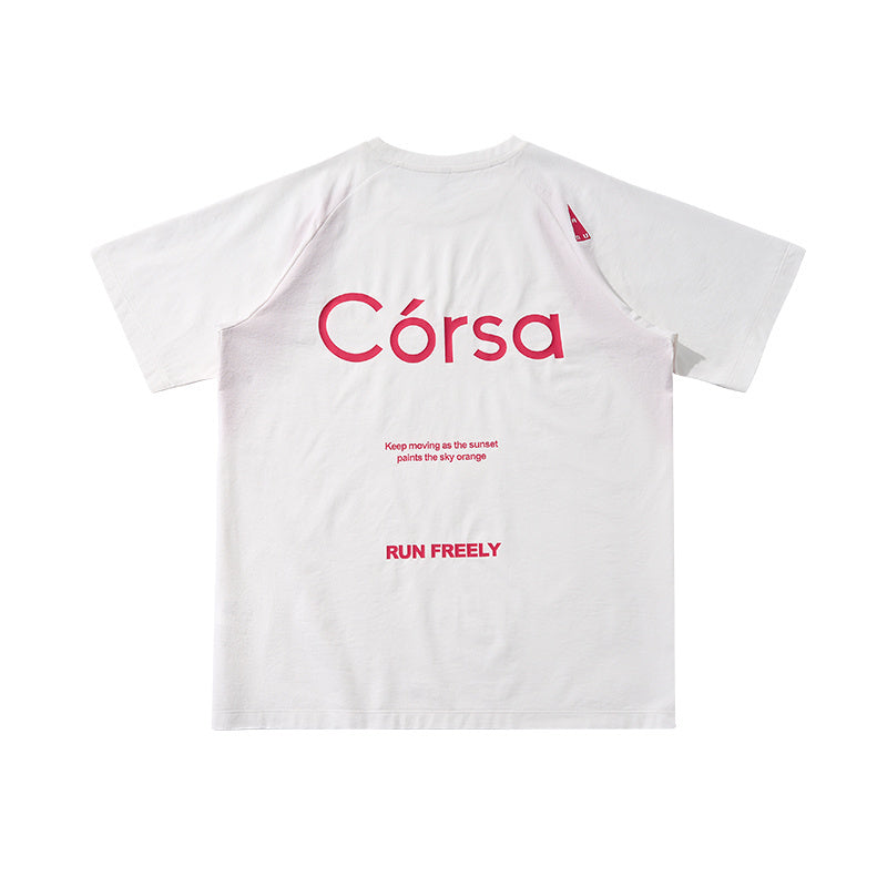 Sprint Mark | Contrast Panel Tee - Santo 