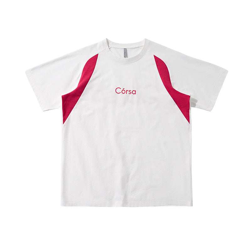 Sprint Mark | Contrast Panel Tee - Santo 
