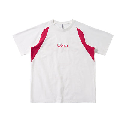 Sprint Mark | Contrast Panel Tee - Santo 