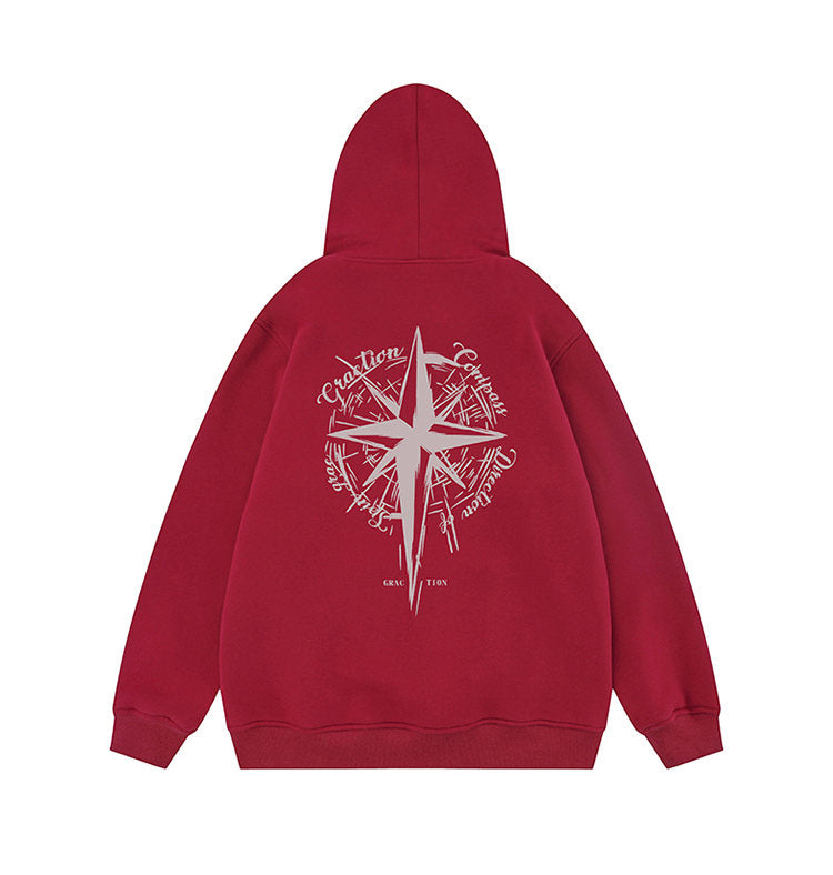 Star Compass | Minimalist Graphic Hoodie