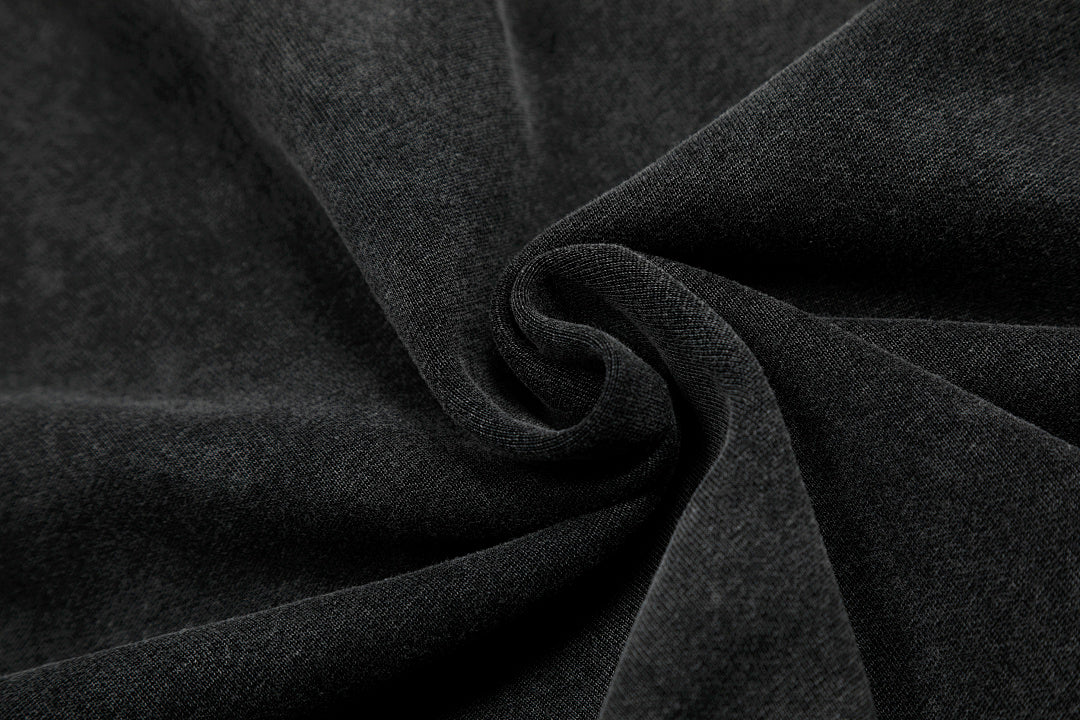 Boxy Washed Panel Zip Up Hoodie detail image 8