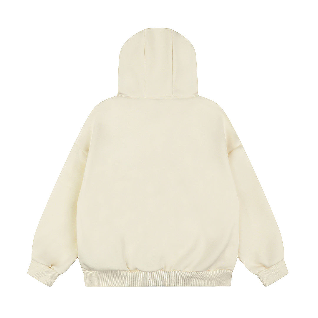 Studded Star Zip Up Hoodie detail image 5