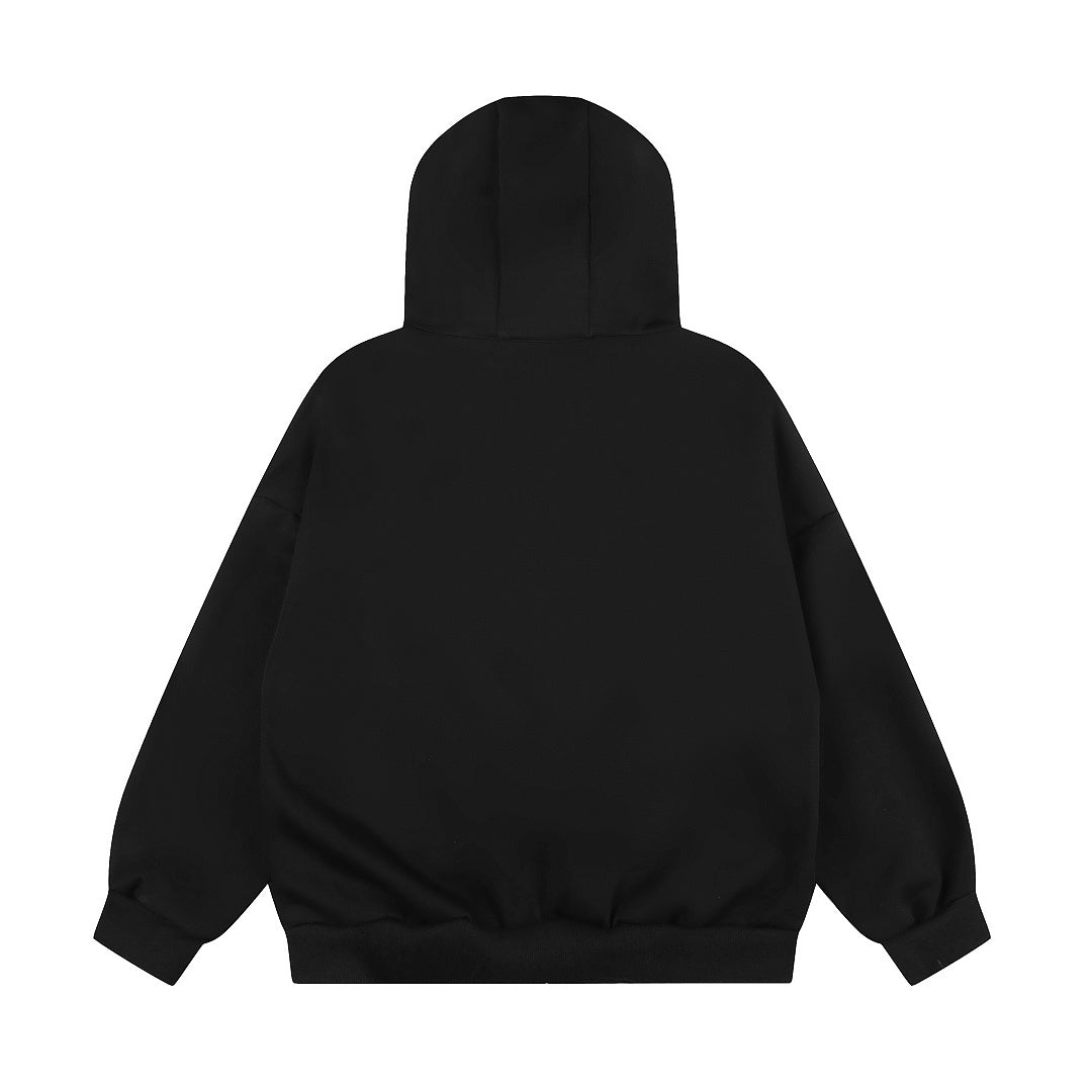 Studded Star Zip Up Hoodie detail image 3