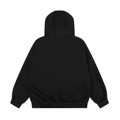 Studded Star Zip Up Hoodie detail image 3