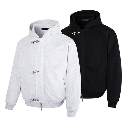 Fireman Clasp Zip Up Hoodie detail image 12