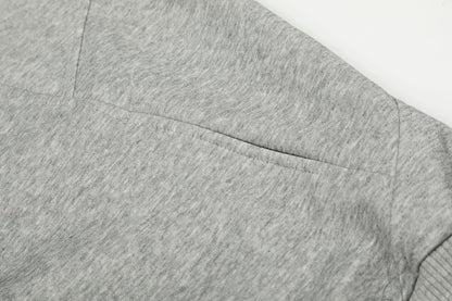 Boxy Studded Yoke Zip Up Hoodie detail image 8