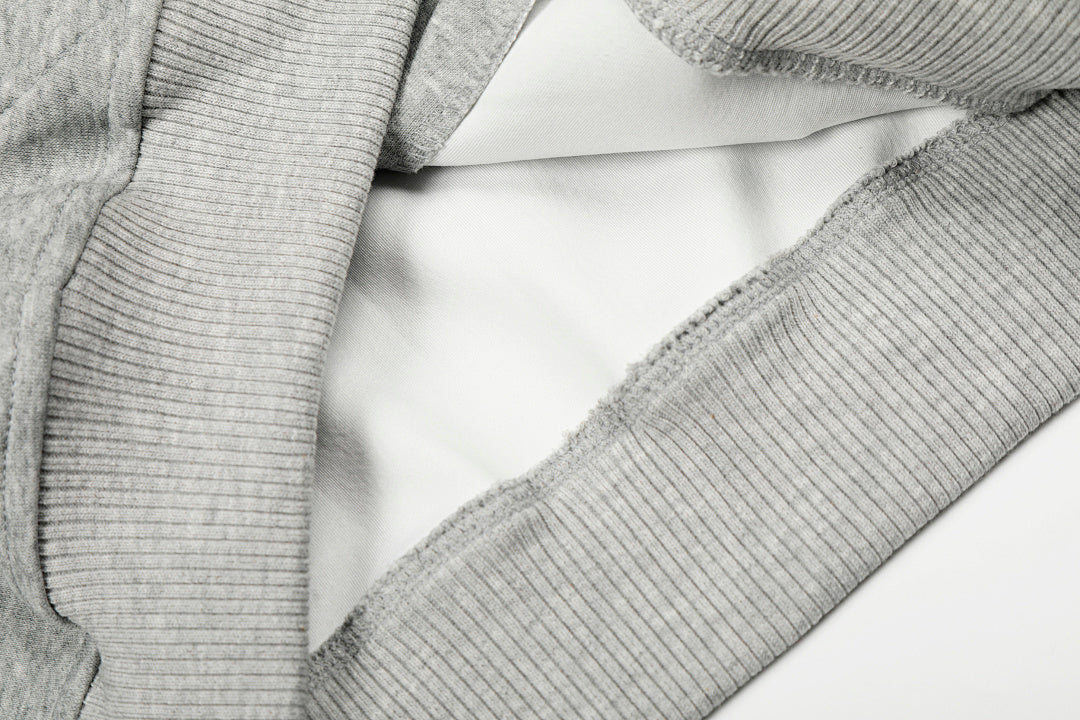 Boxy Studded Yoke Zip Up Hoodie detail image 9