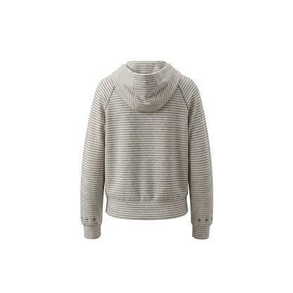 Striped Zip Up Hoodie detail image 5