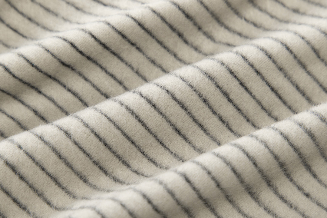 Striped Zip Up Hoodie detail image 10