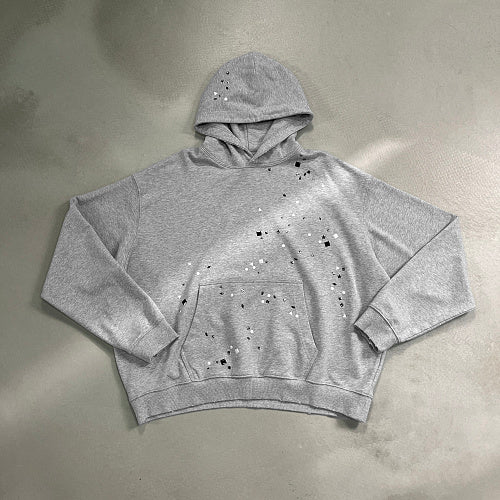 Metal Stud Detail Boxy Fit Hoodie detail image 7